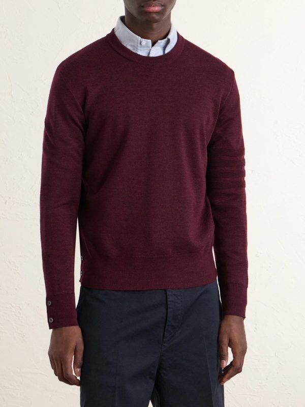 Milano Stitch Wool, Linen and Cotton-Blend Sweater - FR