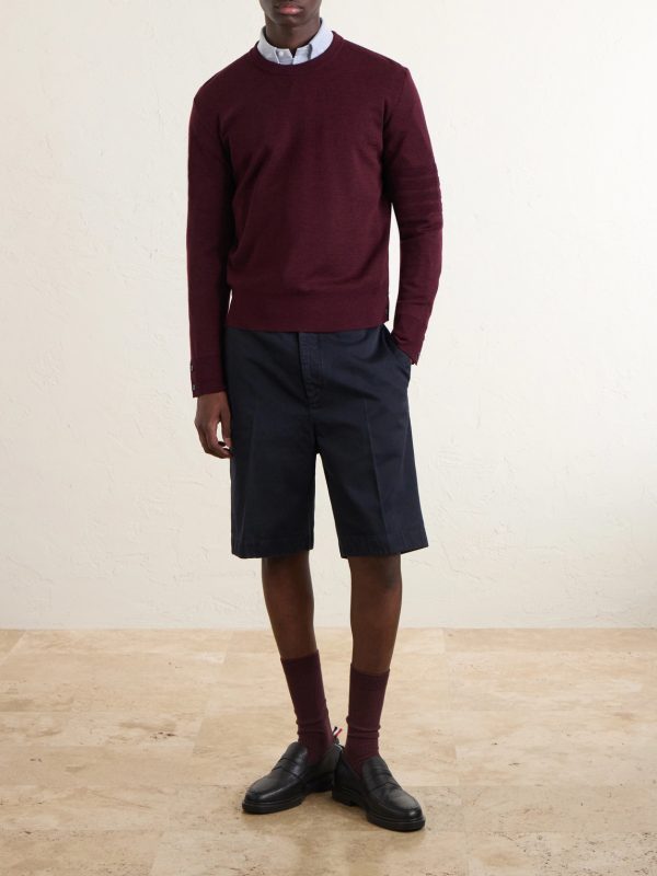 Milano Stitch Wool, Linen and Cotton-Blend Sweater - OU