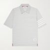 Striped Cotton-Jersey Polo Shirt Striped Cotton-Jersey Polo Shirt