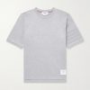 Logo-Appliquéd Striped Cotton-Jersey T-Shirt Logo-Appliquéd Striped Cotton-Jersey T-Shirt