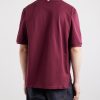 Logo-Appliquéd Striped Cotton-Jersey T-Shirt - BK Logo-Appliquéd Striped Cotton-Jersey T-Shirt - BK