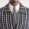 Striped 8cm Wool Neck Tie - FR