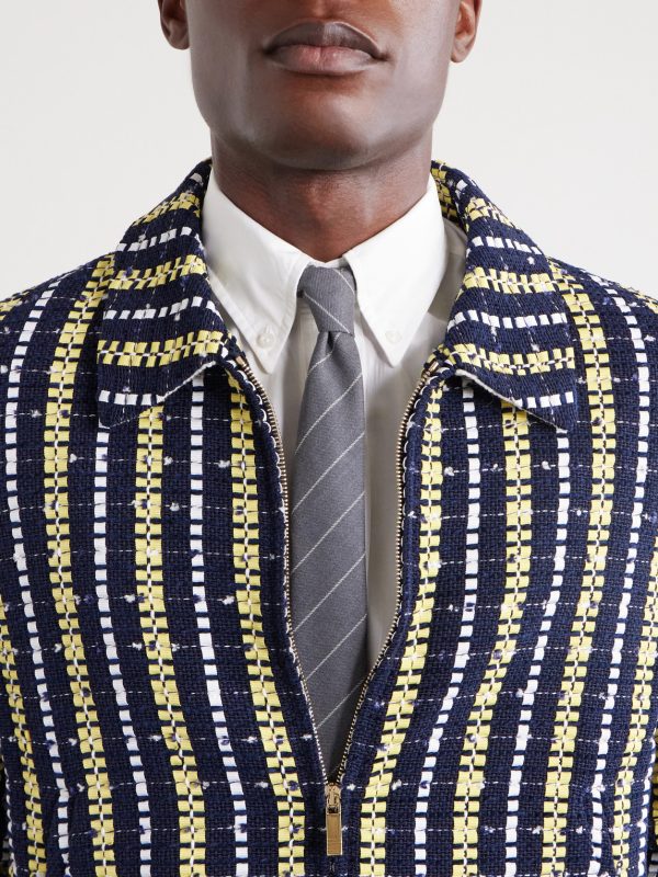Striped 8cm Wool Neck Tie - FR