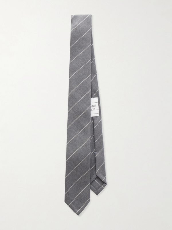 Striped 8cm Wool Neck Tie