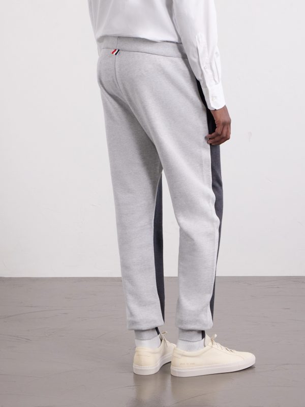 Tapered Striped Cotton-Jersey Sweatpants - BK Tapered Striped Cotton-Jersey Sweatpants - BK