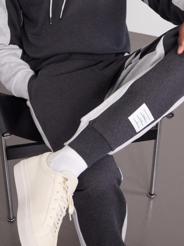 Tapered Striped Cotton-Jersey Sweatpants - CU Tapered Striped Cotton-Jersey Sweatpants - CU