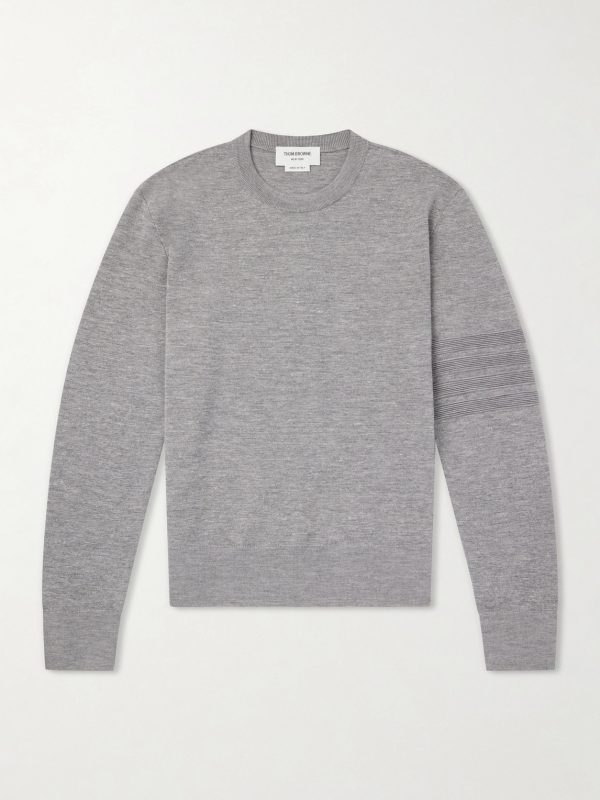 Milano Stitch Wool, Linen and Cotton-Blend Sweater Milano Stitch Wool, Linen and Cotton-Blend Sweater