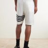 Straight-Leg Striped Shorts - BK