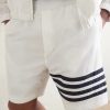 Straight-Leg Striped Shorts - CU