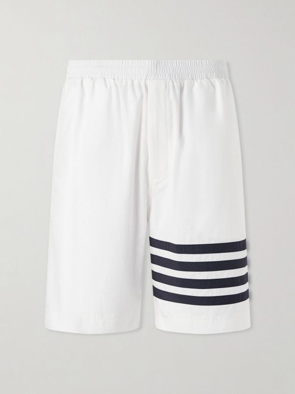 Straight-Leg Striped Shorts