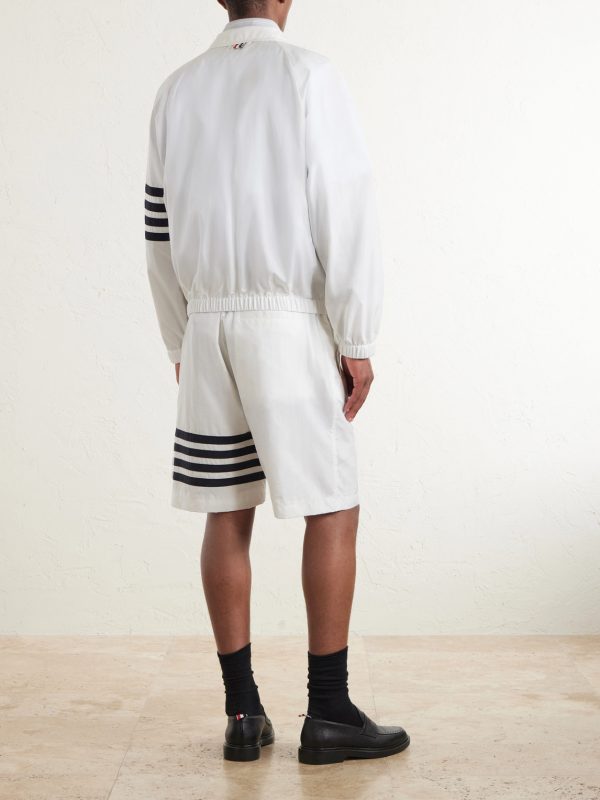 Striped Ripstop Track Jacket - BK Striped Ripstop Track Jacket - BK