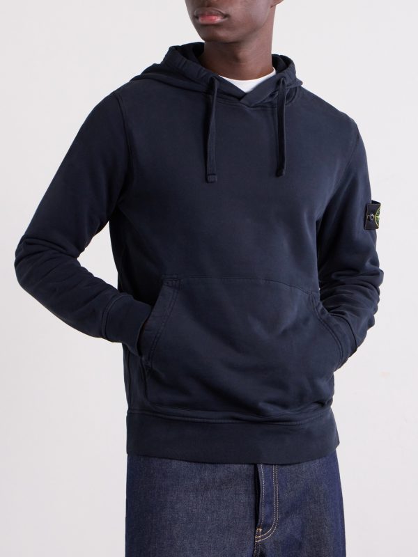 Logo-Appliquéd Garment-Dyed Cotton-Fleece Hoodie - FR