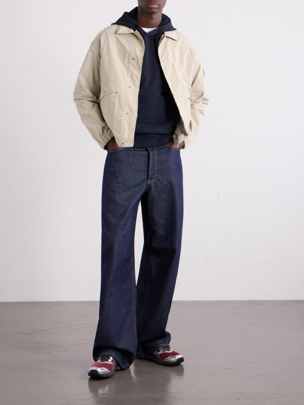 Logo-Appliquéd Garment-Dyed Cotton-Fleece Hoodie - OU