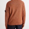 Cotton-Chenille Mock-Neck Sweater - BK Cotton-Chenille Mock-Neck Sweater - BK