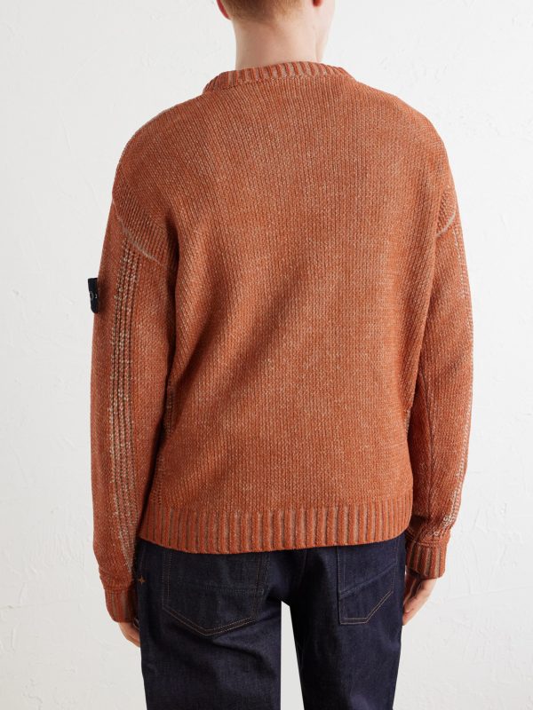 Cotton-Chenille Mock-Neck Sweater - BK Cotton-Chenille Mock-Neck Sweater - BK