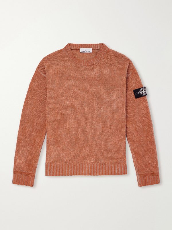 Cotton-Chenille Mock-Neck Sweater Cotton-Chenille Mock-Neck Sweater