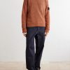 Cotton-Chenille Mock-Neck Sweater - OU Cotton-Chenille Mock-Neck Sweater - OU