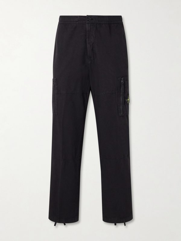 Wide-Leg Cotton Ripstop Cargo Trousers Wide-Leg Cotton Ripstop Cargo Trousers