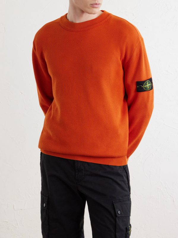 Ribbed Cotton Sweater - FR