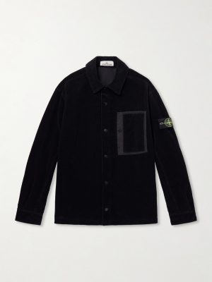 Logo-Appliquéd Garment-Dyed Cotton-Corduroy Shirt Logo-Appliquéd Garment-Dyed Cotton-Corduroy Shirt