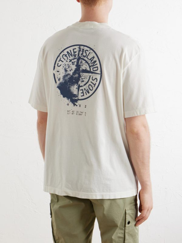 Logo-Print Garment-Dyed Cotton-Jersey T-Shirt - BK