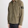 Logo-Appliquéd Cotton Corduroy Shirt - FR
