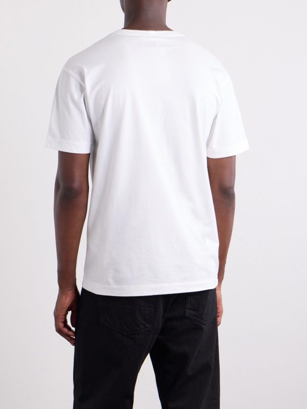 Logo-Appliquéd Garment-Dyed Cotton-Jersey T-Shirt - BK