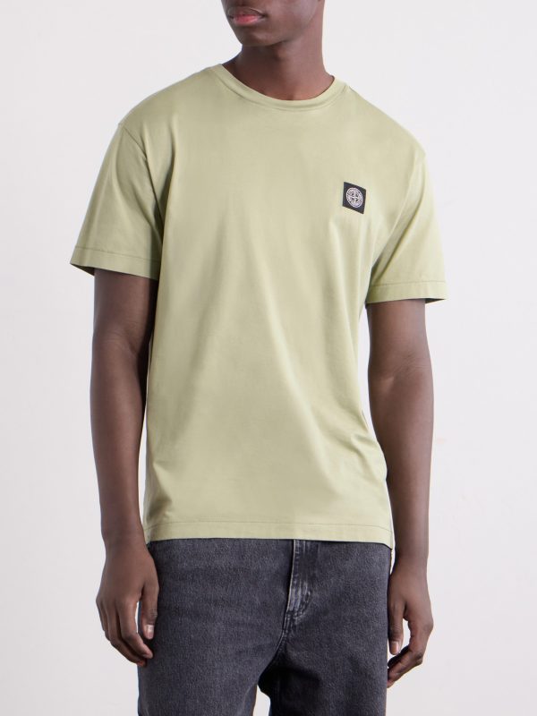 Logo-Appliquéd Garment-Dyed Cotton-Jersey T-Shirt - FR Logo-Appliquéd Garment-Dyed Cotton-Jersey T-Shirt - FR