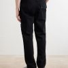 Straight-Leg Cotton Trousers - BK