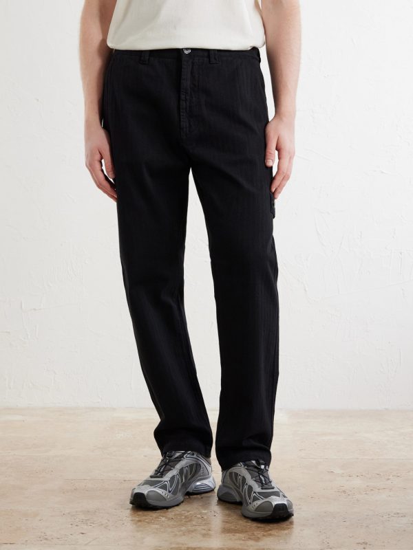 Straight-Leg Cotton Trousers - FR