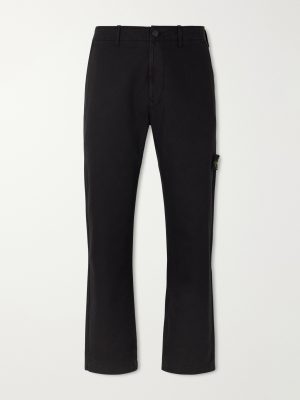 Straight-Leg Cotton Trousers Straight-Leg Cotton Trousers