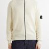 Ribbed Cotton Zip-Up Sweater - FR