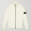 Ribbed Cotton Zip-Up Sweater