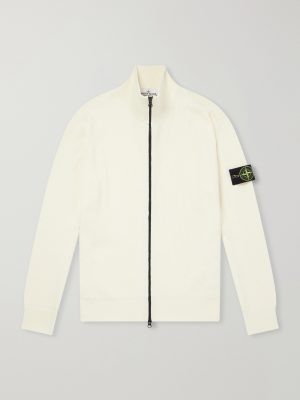 Ribbed Cotton Zip-Up Sweater Ribbed Cotton Zip-Up Sweater