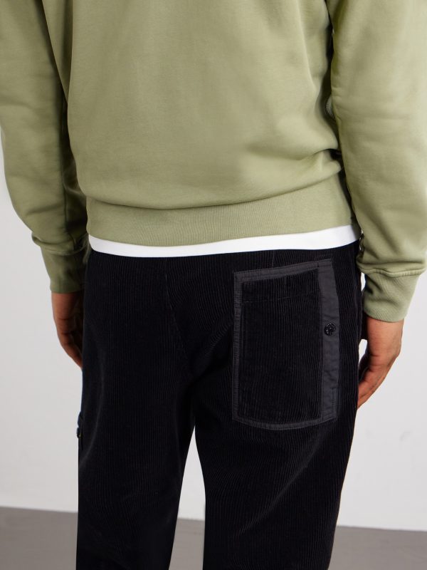 Straight-Leg Logo-Appliquéd Garment-Dyed Cotton-Corduroy Trousers - CU Straight-Leg Logo-Appliquéd Garment-Dyed Cotton-Corduroy Trousers - CU