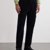 Straight-Leg Logo-Appliquéd Garment-Dyed Cotton-Corduroy Trousers - FR Straight-Leg Logo-Appliquéd Garment-Dyed Cotton-Corduroy Trousers - FR