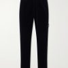 Straight-Leg Logo-Appliquéd Garment-Dyed Cotton-Corduroy Trousers Straight-Leg Logo-Appliquéd Garment-Dyed Cotton-Corduroy Trousers