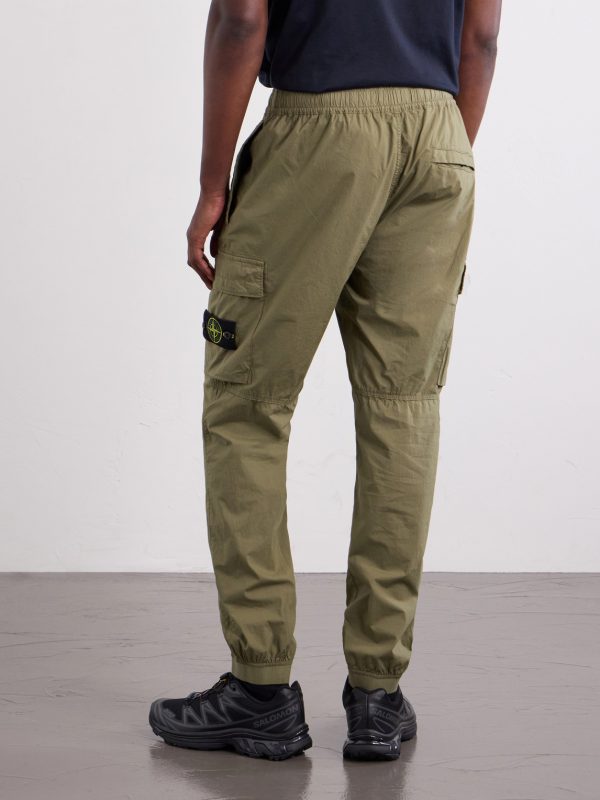 Tapered Stretch-Cotton Shell Cargo Trousers - BK Tapered Stretch-Cotton Shell Cargo Trousers - BK