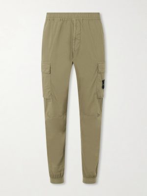 Tapered Stretch-Cotton Shell Cargo Trousers Tapered Stretch-Cotton Shell Cargo Trousers