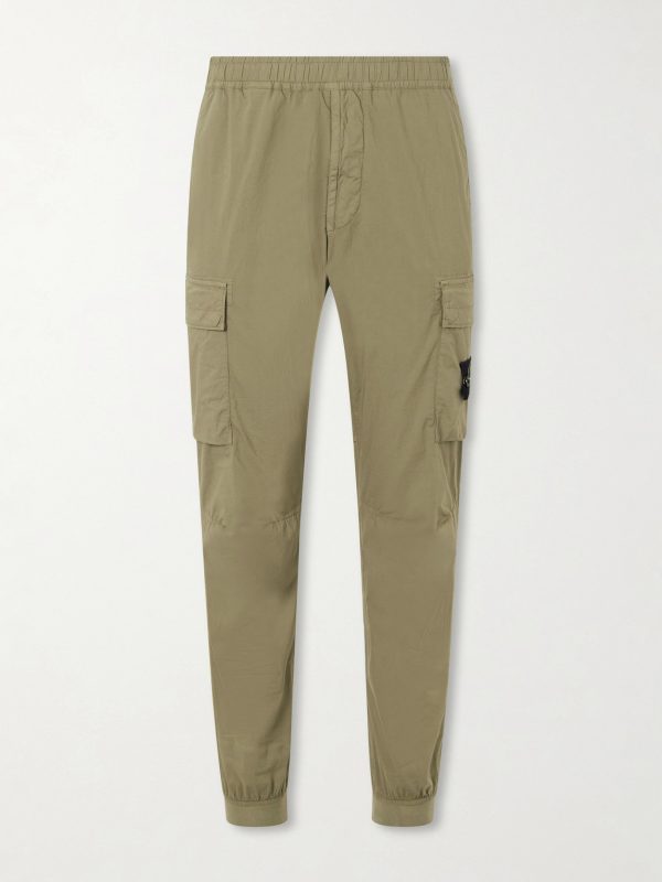 Tapered Stretch-Cotton Shell Cargo Trousers Tapered Stretch-Cotton Shell Cargo Trousers