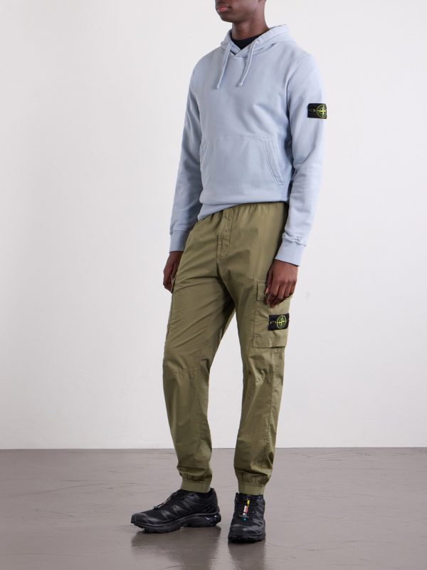 Tapered Stretch-Cotton Shell Cargo Trousers - OU Tapered Stretch-Cotton Shell Cargo Trousers - OU