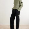 Logo-Appliquéd Straight-Leg Cotton-Canvas Trousers - OU Logo-Appliquéd Straight-Leg Cotton-Canvas Trousers - OU