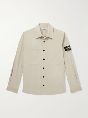 Logo-Appliquéd Cotton-Corduroy Shirt Logo-Appliquéd Cotton-Corduroy Shirt