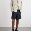 Straight-Leg Logo-Appliquéd Garment-Dyed Shell Shorts - OU Straight-Leg Logo-Appliquéd Garment-Dyed Shell Shorts - OU