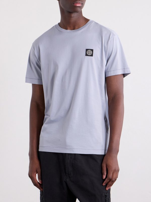 Logo-Appliquéd Garment-Dyed Cotton-Jersey T-Shirt - FR