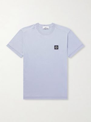 Logo-Appliquéd Garment-Dyed Cotton-Jersey T-Shirt Logo-Appliquéd Garment-Dyed Cotton-Jersey T-Shirt