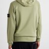 Logo-Appliquéd Garment-Dyed Cotton-Fleece Hoodie - BK Logo-Appliquéd Garment-Dyed Cotton-Fleece Hoodie - BK