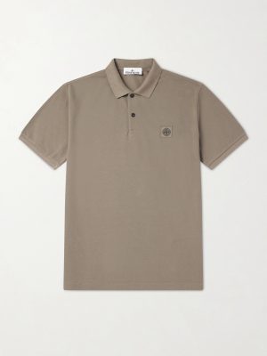 Logo-Appliquéd Cotton-Piqué Polo Shirt Logo-Appliquéd Cotton-Piqué Polo Shirt