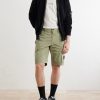 Straight-Leg Cotton-Blend Twill Cargo Shorts - OU