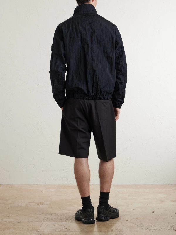 Garment-Dyed Shell Jacket - BK Garment-Dyed Shell Jacket - BK